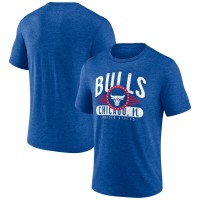 Футболка Chicago Bulls Royal Badge of Honor Tri-Blend