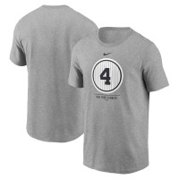 New York Yankees Lou Gehrig Nike Heathered Gray Cooperstown Collection Lou Gehrig Day Retired Number T-Shirt