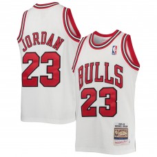 Игровая джерси Youth Chicago Bulls Michael Jordan Mitchell & Ness White 1997/98 Hardwood Classics Authentic