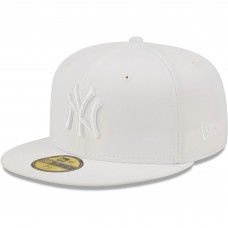 Бейсболка New York Yankees New Era White on White 59FIFTY