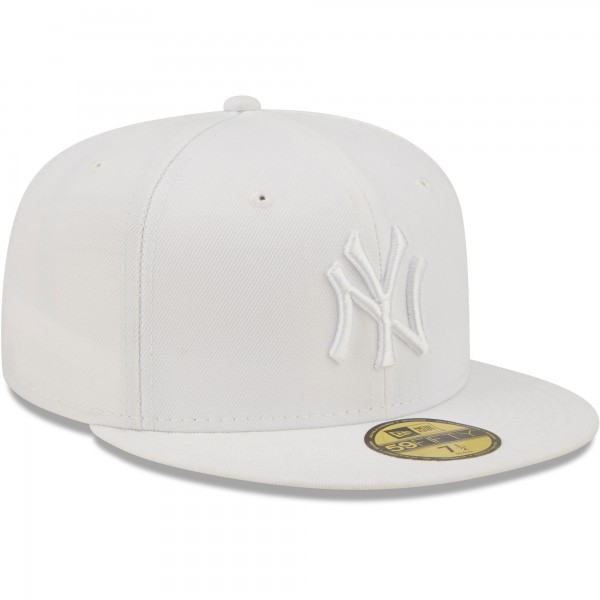 Бейсболка New York Yankees New Era White on White 59FIFTY