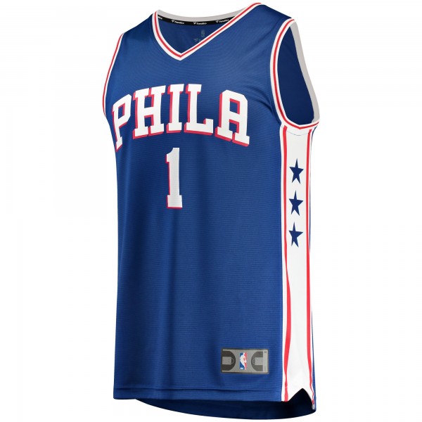 Детская игровая майка James Harden Philadelphia 76ers Fast Break Replica Royal - Icon Edition - баскетбольная джерси NBA