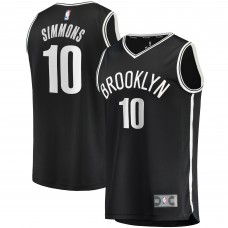Игровая джерси Youth Brooklyn Nets Ben Simmons Black Fast Break Replica Player - Icon Edition