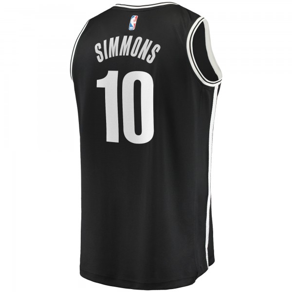 Игровая джерси Youth Brooklyn Nets Ben Simmons Black Fast Break Replica Player - Icon Edition
