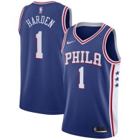Игровая форма James Harden Philadelphia 76ers Nike 2021/22 Swingman - Icon Edition - Royal