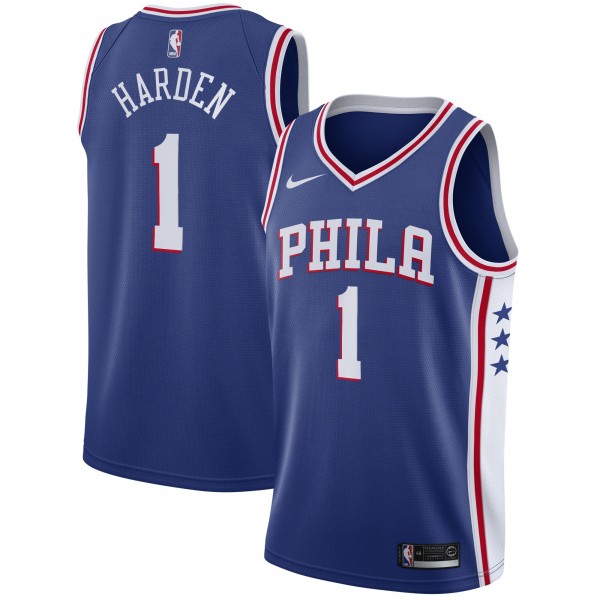 Игровая майка James Harden Philadelphia 76ers Nike 2021/22 Swingman - Icon Edition - Royal - оригинальная джерси НБА