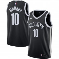 Игровая майка Ben Simmons Brooklyn Nets Nike 2021/22 Swingman - Icon Edition - Black