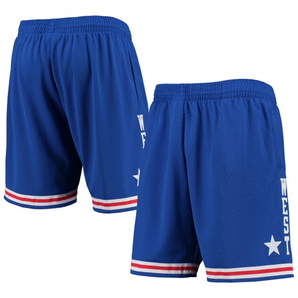 Mitchell & Ness Royal Western Conference Hardwood Classics 1985 All-Star Game Swingman Shorts