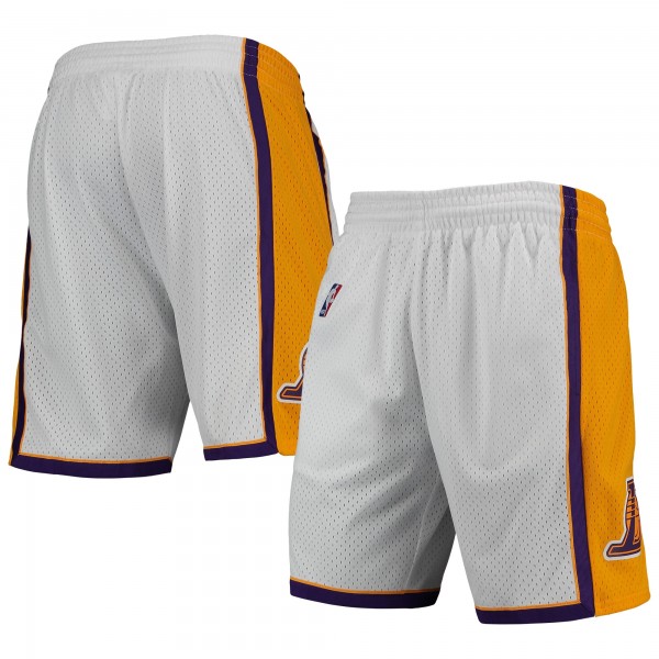 Шорты Los Angeles Lakers Mitchell & Ness 2009-10 Hardwood Classics Swingman - White