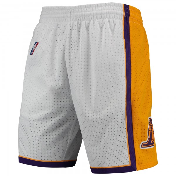 Шорты Los Angeles Lakers Mitchell & Ness 2009-10 Hardwood Classics Swingman - White