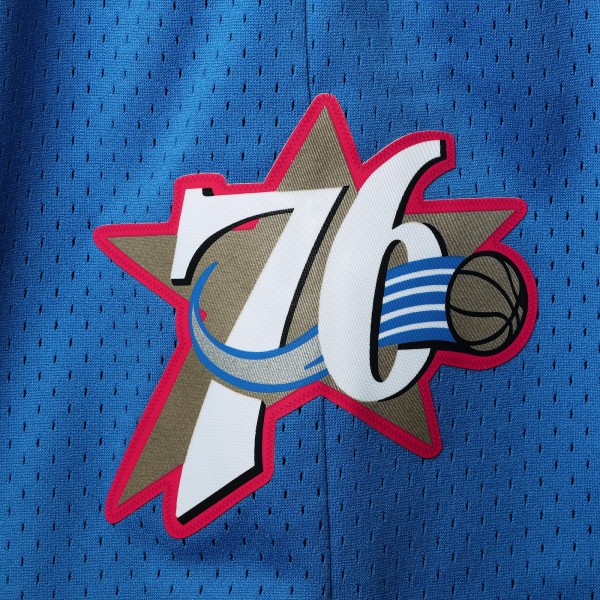 Шорты Philadelphia 76ers Mitchell & Ness 1999-00 Hardwood Classics Swingman - Royal
