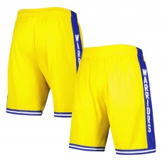 Шорты Golden State Warriors Mitchell & Ness 1974-75 Hardwood Classics Swingman - Gold