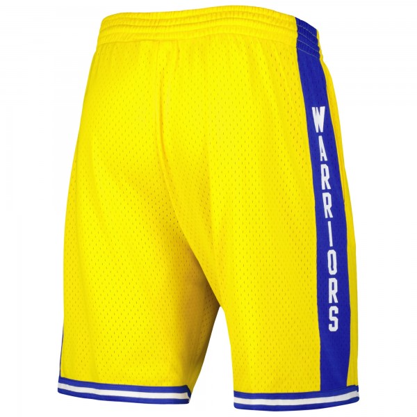 Шорты Golden State Warriors Mitchell & Ness 1974-75 Hardwood Classics Swingman - Gold