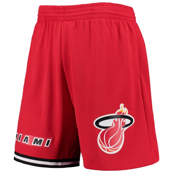 Miami Heat Mitchell & Ness Red 1996-97 Hardwood Classics Swingman Shorts