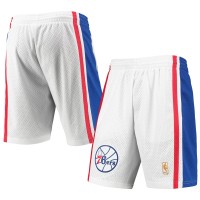 Шорты Philadelphia 76ers Mitchell & Ness 1996-97 Hardwood Classics Swingman - White