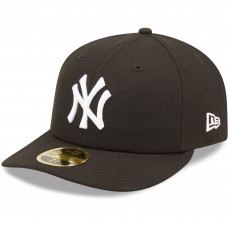 Бейсболка New York Yankees New Era Black &amp; White Low Profile 59FIFTY