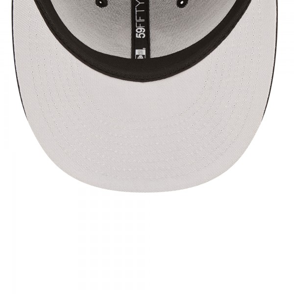 Бейсболка New York Yankees New Era Black &amp; White Low Profile 59FIFTY
