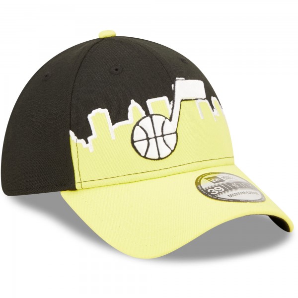Бейсболка Utah Jazz New Era 2022 Tip-Off 39THIRTY - Gold/Black
