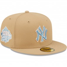Бейсболка New York Yankees New Era 1999 World Series Sky Blue Undervisor 59FIFTY - Tan
