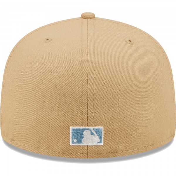 Бейсболка New York Yankees New Era 1999 World Series Sky Blue Undervisor 59FIFTY - Tan