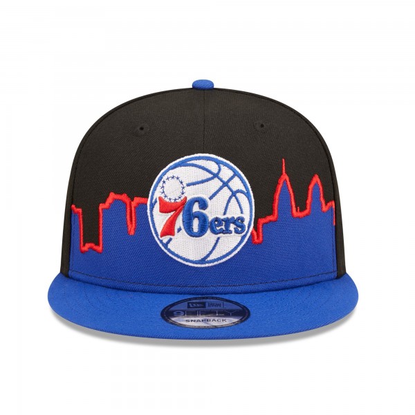 Бейсболка Philadelphia 76ers New Era 2022 Tip-Off 9FIFTY - Royal/Black