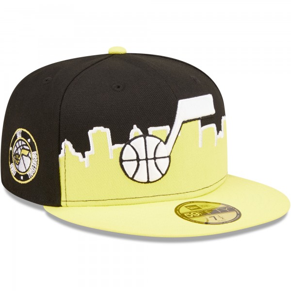Бейсболка Utah Jazz New Era 2022 Tip-Off 59FIFTY - Gold/Black