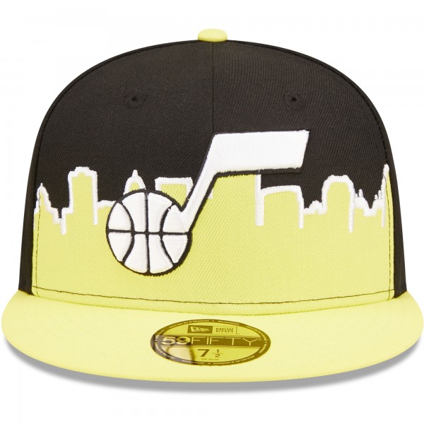 Бейсболка Utah Jazz New Era 2022 Tip-Off 59FIFTY - Gold/Black