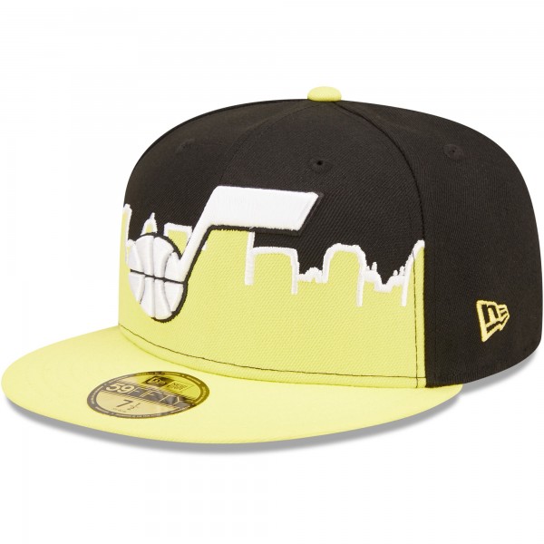 Бейсболка Utah Jazz New Era 2022 Tip-Off 59FIFTY - Gold/Black