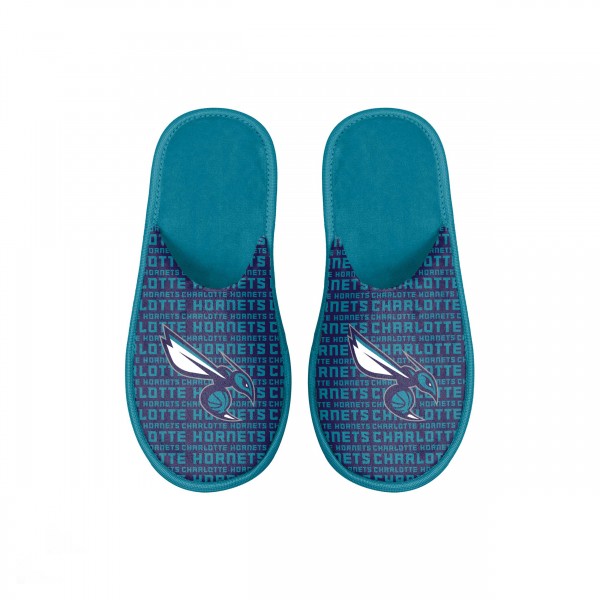 Тапочки Charlotte Hornets FOCO Youth Scuff Wordmark Slide