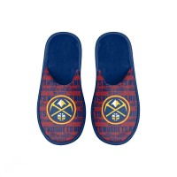 Тапочки Denver Nuggets FOCO Youth Scuff Wordmark Slide