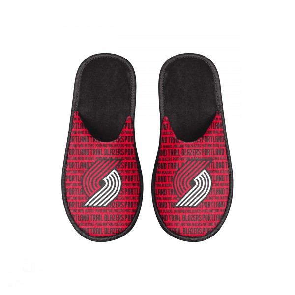 Тапочки Portland Trail Blazers FOCO Youth Scuff Wordmark Slide