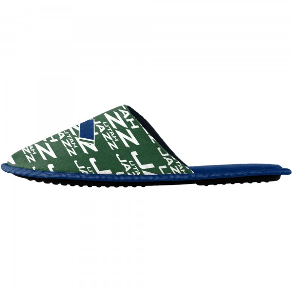 Тапочки Utah Jazz FOCO Youth Scuff Wordmark Slide
