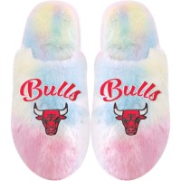 Тапочки Chicago Bulls FOCO Youth Rainbow Script