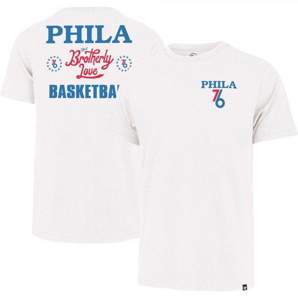 Футболка Philadelphia 76ers 47 2022/23 City Edition Backer Franklin - White
