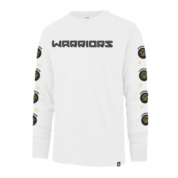 Футболка с длинным рукавом Golden State Warriors 47 City Edition Downtown Franklin - White