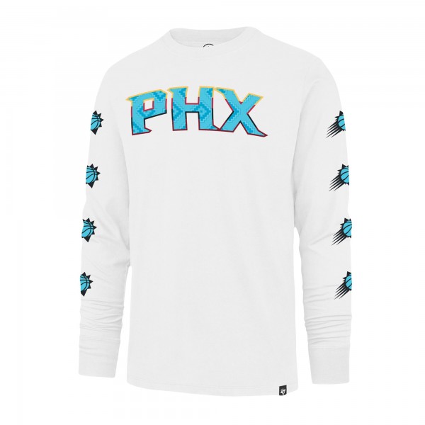 Футболка с длинным рукавом Phoenix Suns 47 City Edition Downtown Franklin - White