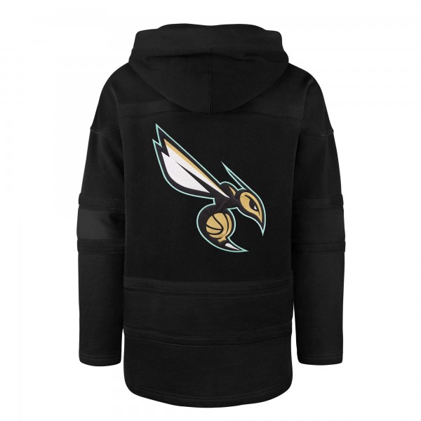 Толстовка Charlotte Hornets 47 2022/23 Pregame MVP Lacer - City Edition - Black