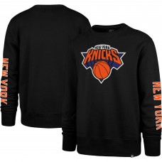 New York Knicks 47 2022/23 City Edition Two-Peat Headline Pullover Sweatshirt - Black