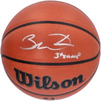 Мяч Autographed Miami Heat Dwyane Wade Authentic Wilson Authentic Series Indoor/Outdoor with 3X NBA CHAMP Inscription