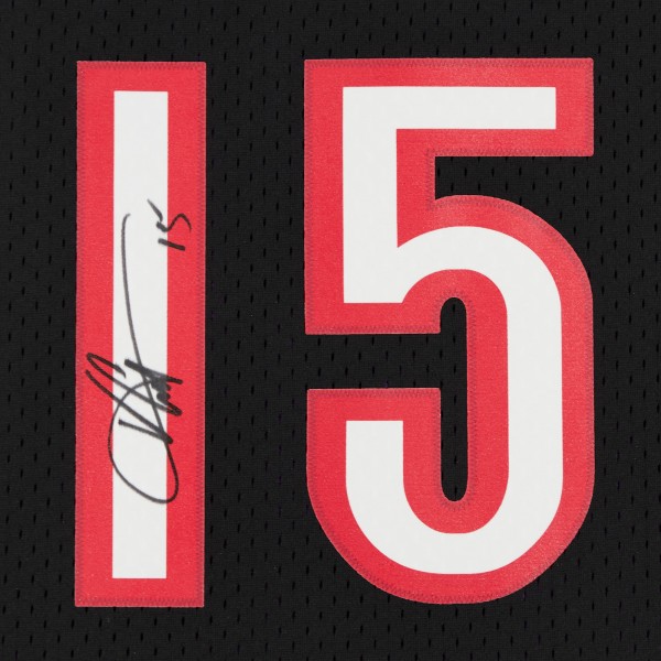 Autographed Toronto Raptors Vince Carter Fanatics Authentic Purple Mitchell & Ness 1999-2000 Replica Jersey