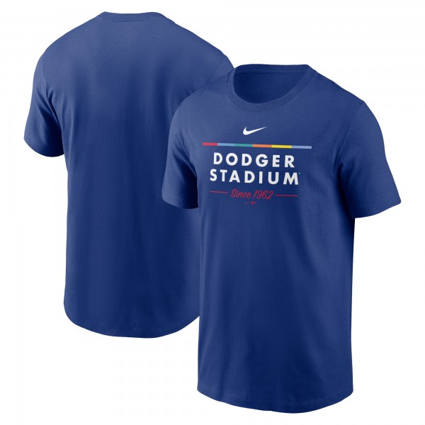 Los Angeles Dodgers Nike Royal Dodger Stadium Local Team T-Shirt