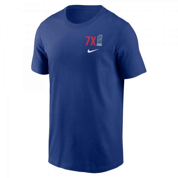 Los Angeles Dodgers Nike Royal 7x World Series Champions Local Team T-Shirt