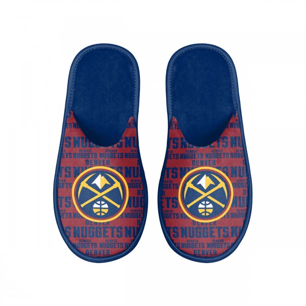 Тапочки Denver Nuggets FOCO Scuff Logo Slide