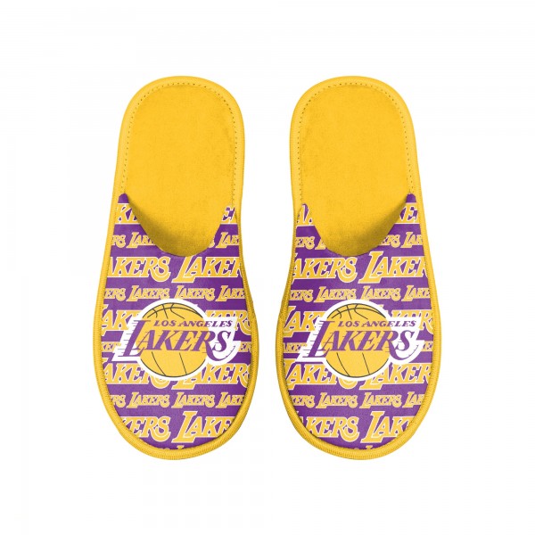 Тапочки Los Angeles Lakers FOCO Scuff Logo Slide