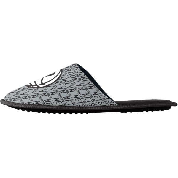 Тапочки Brooklyn Nets FOCO Scuff Logo Slide