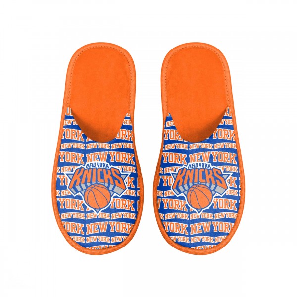 Тапочки New York Knicks FOCO Scuff Logo Slide