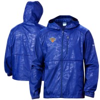 Ветровка на молнии New York Knicks Columbia Camo Flash Forward - Blue