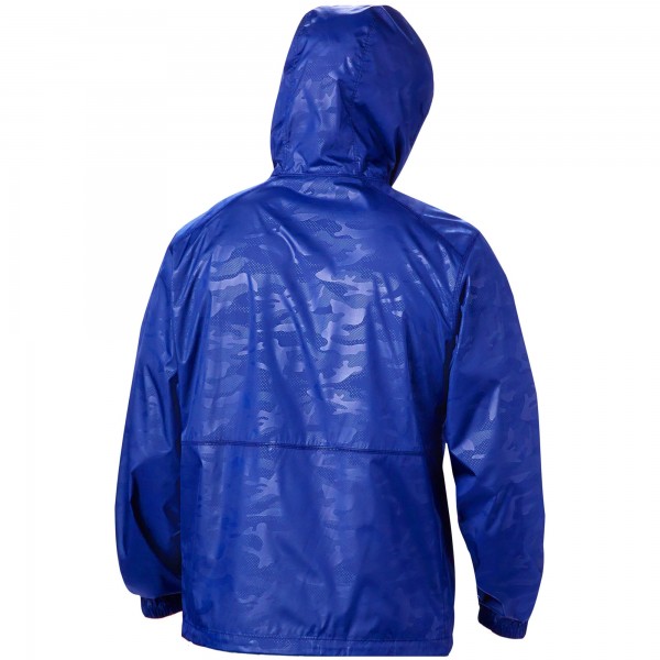Ветровка на молнии New York Knicks Columbia Camo Flash Forward - Blue