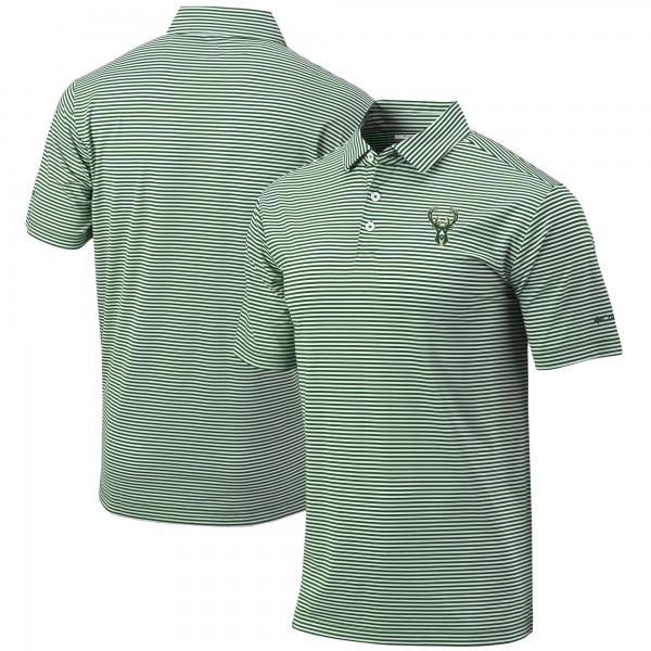 Milwaukee Bucks Columbia Green Golf Club Invite Omni-Wick Polo