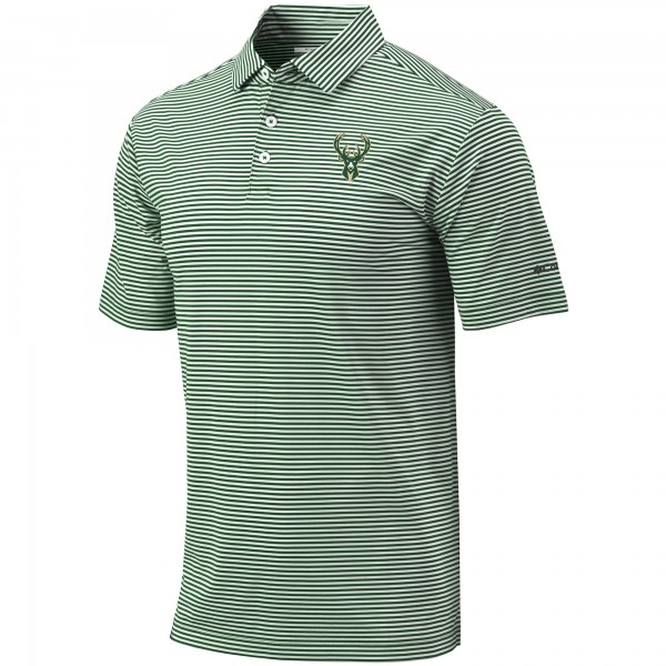 Milwaukee Bucks Columbia Green Golf Club Invite Omni-Wick Polo